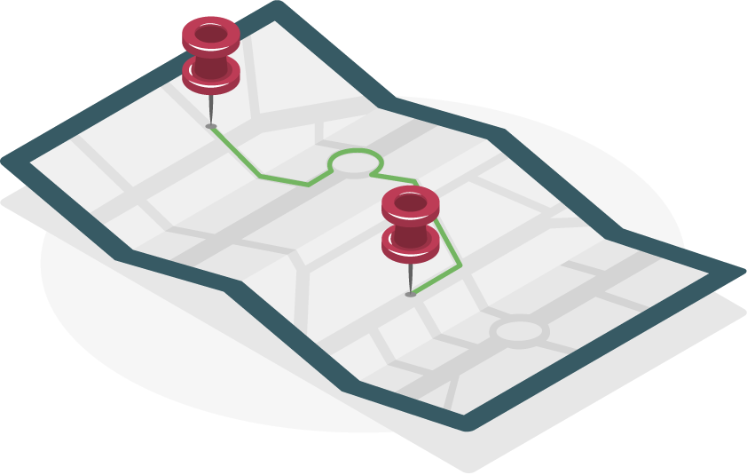Mapa de cobertura: recolección de AVU en el sur de Santa Fe